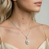 Pearl Halo Necklace | Stones and Gems by Saday
