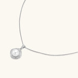 Halo Pearl Statement Necklace | Stones and Gems by Saday