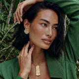 Rose Bloom Studs | Stones and Gems by Saday