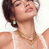 Emerald Square Set | Stones and Gems by Saday