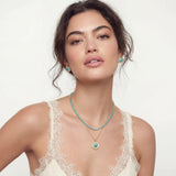 Turquoise Medallion Jewelry Set | Stones and Gems by Saday