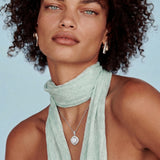 Halo Pearl Statement Necklace | Stones and Gems by Saday