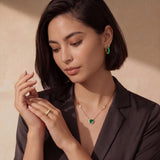Emerald Dreams Necklace | Stones and Gems by Saday