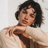 Pavé Crystal Hoops | Stones and Gems by Saday