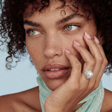 Pearl Halo Dreams Ring | Stones and Gems by Saday