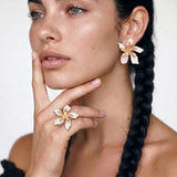Garden Dreams Statement Earrings | Stones and Gems by Saday