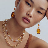 Honey Baroque Necklace | Stones and Gems by Saday