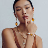 Golden Teardrop Bracelet | Stones and Gems by Saday