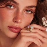 Trinity Glow Ring | Stones and Gems by Saday