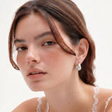 Starlight Hoop Earrings | Stones and Gems by Saday