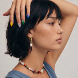 Baroque Luxe Hoops | Stones and Gems by Saday