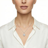 Heart of Light Moissanite Necklace